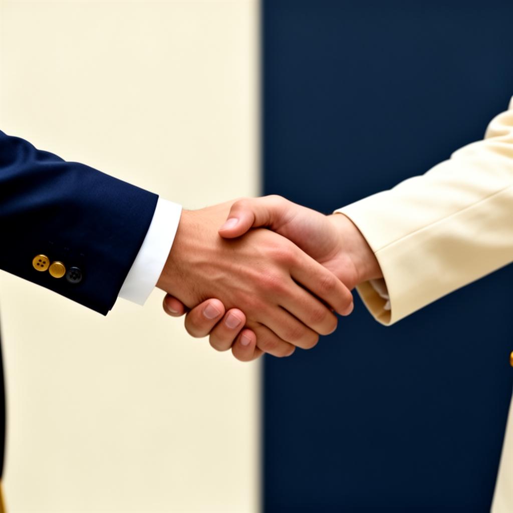 A trusted handshake between BALANCE READY CPA and a small business client
